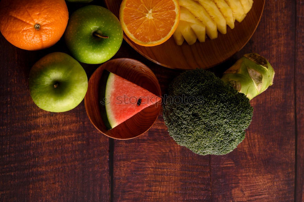 Similar – Mixed fruits on a rustic wooden table