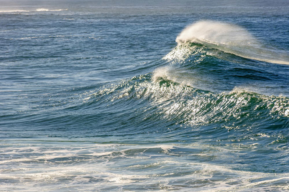 Foto Bild graublaue Nordseewelle mit Silberschimmer