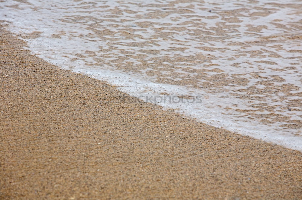 Sea foam at 30°C Summer