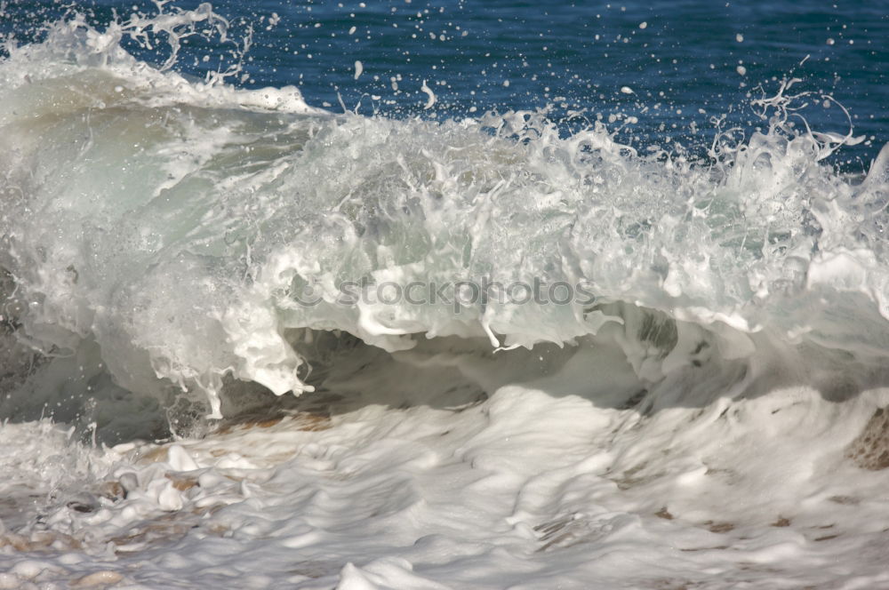 Similar – Foto Bild graublaue Nordseewelle mit Silberschimmer