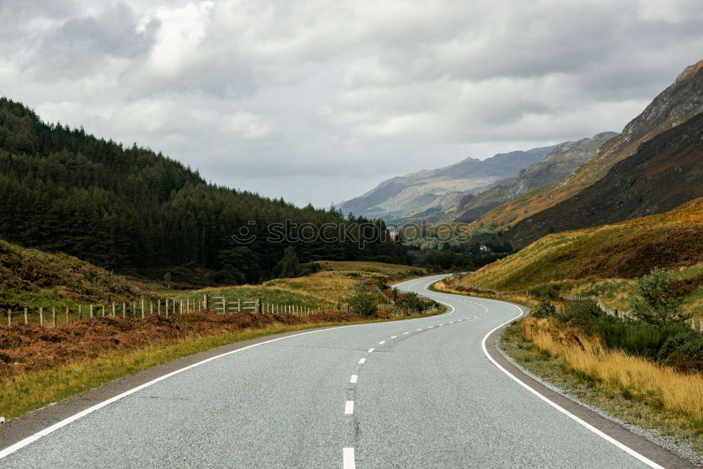 Similar – Image, Stock Photo Road to nowhere Field Hill