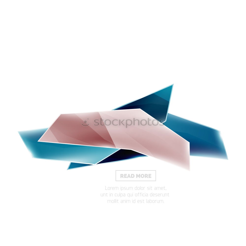 Image, Stock Photo Bow of origami art Design