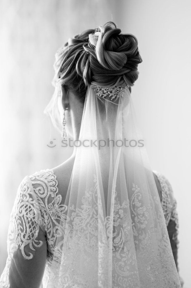 Similar – Woman with veil Feminine