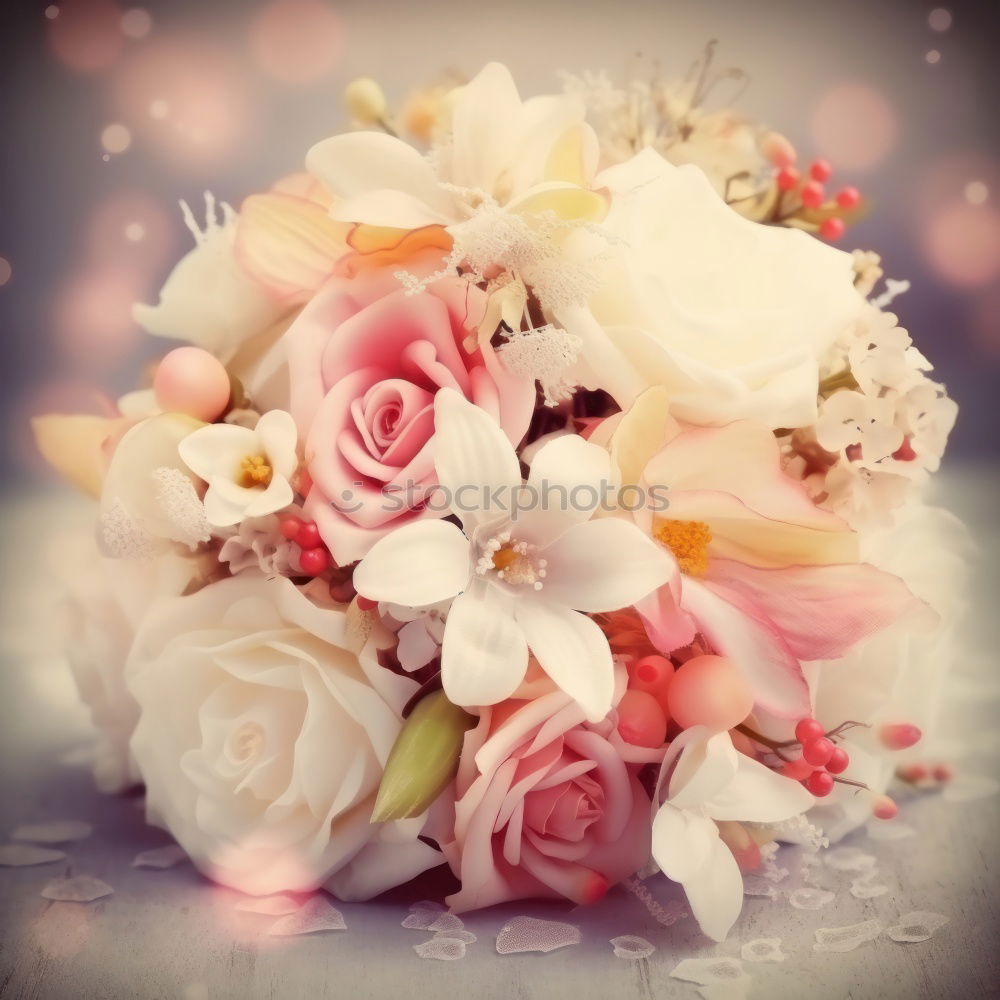 Similar – Image, Stock Photo Bridal bouquet remains bridal bouquet