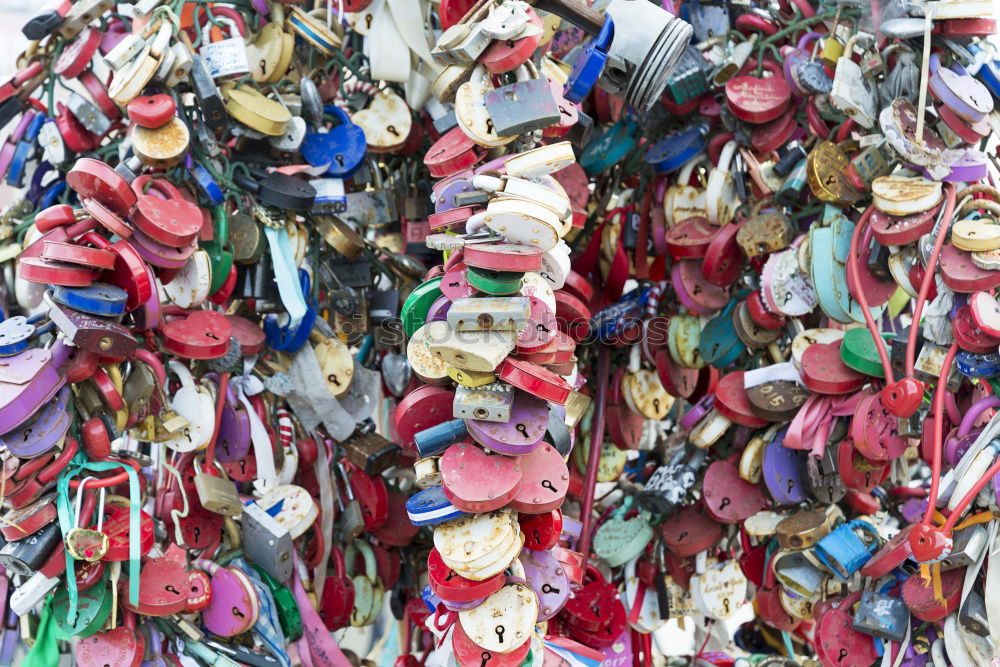 Similar – Padlocks of love