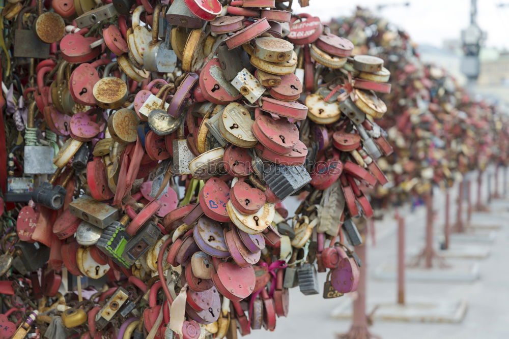 Similar – Padlocks of love