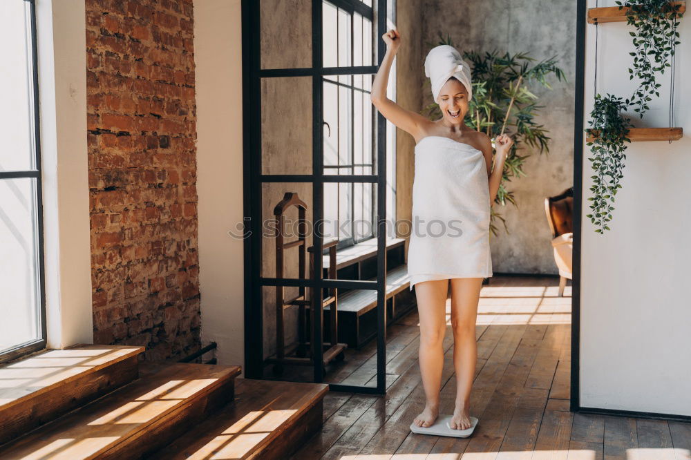 Similar – Image, Stock Photo Woman holding baby at home