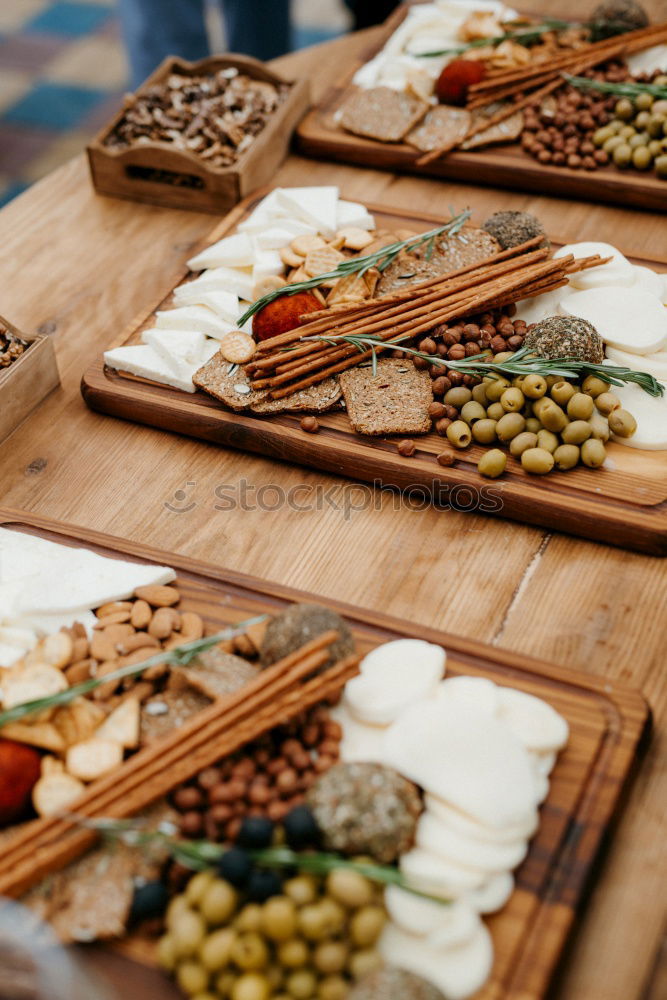 Similar – Different snacks served on bread