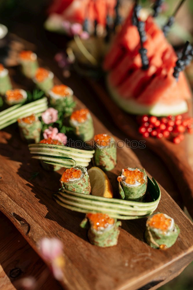 Similar – Different snacks served on bread