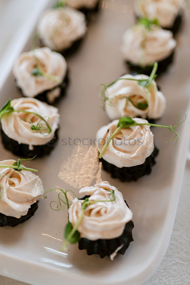 Similar – Image, Stock Photo Stuffed mushrooms Food