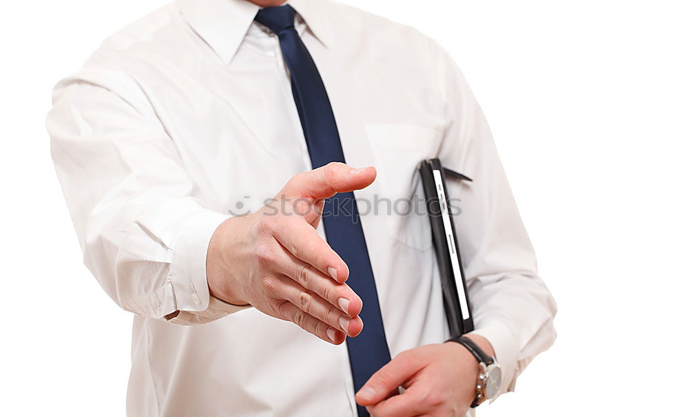 Similar – Image, Stock Photo Closeup on a man holding a bible