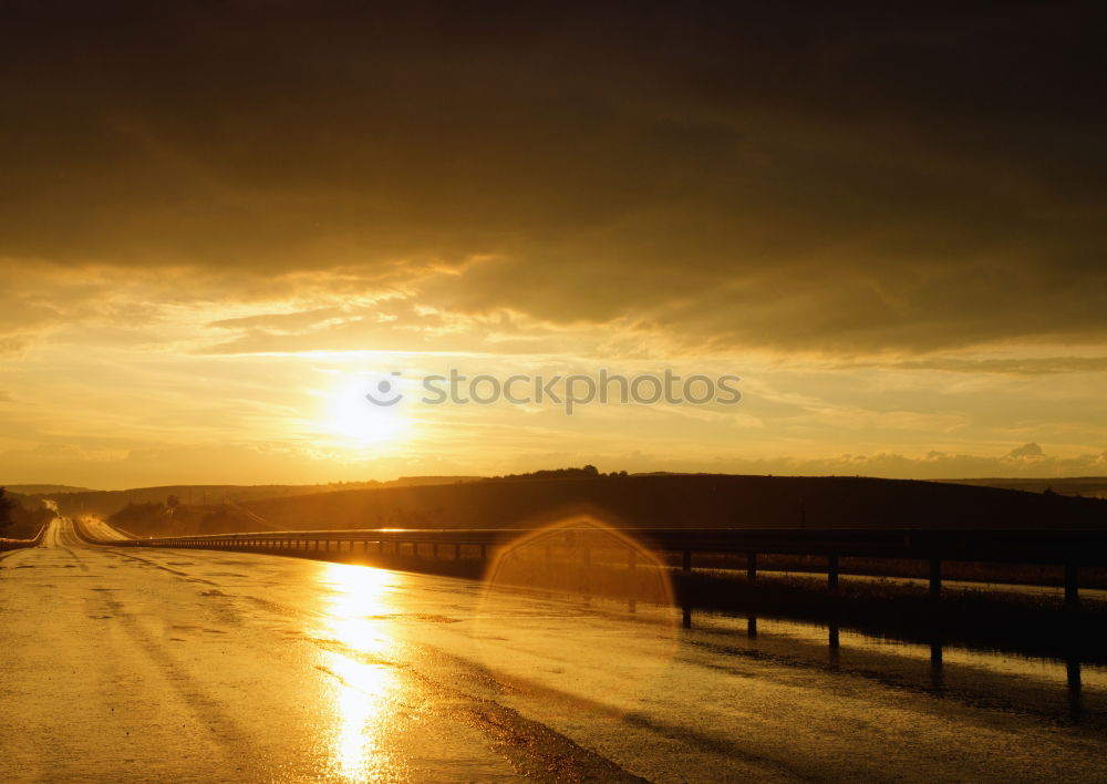 Similar – 60 km/h Highway Sunset