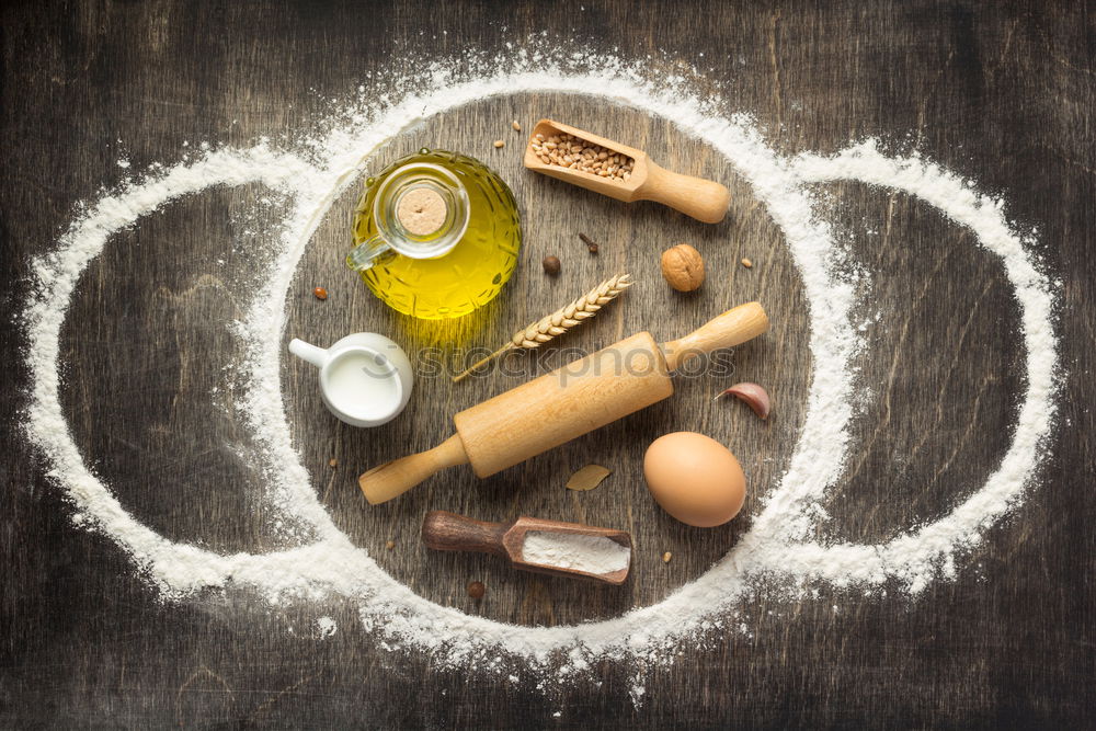 Image, Stock Photo Ingredients for lemon biscuits or cakes