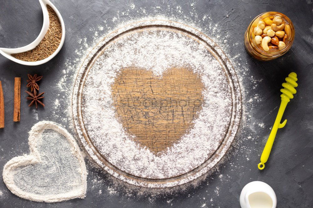 Similar – Girl making the Christmas cookies