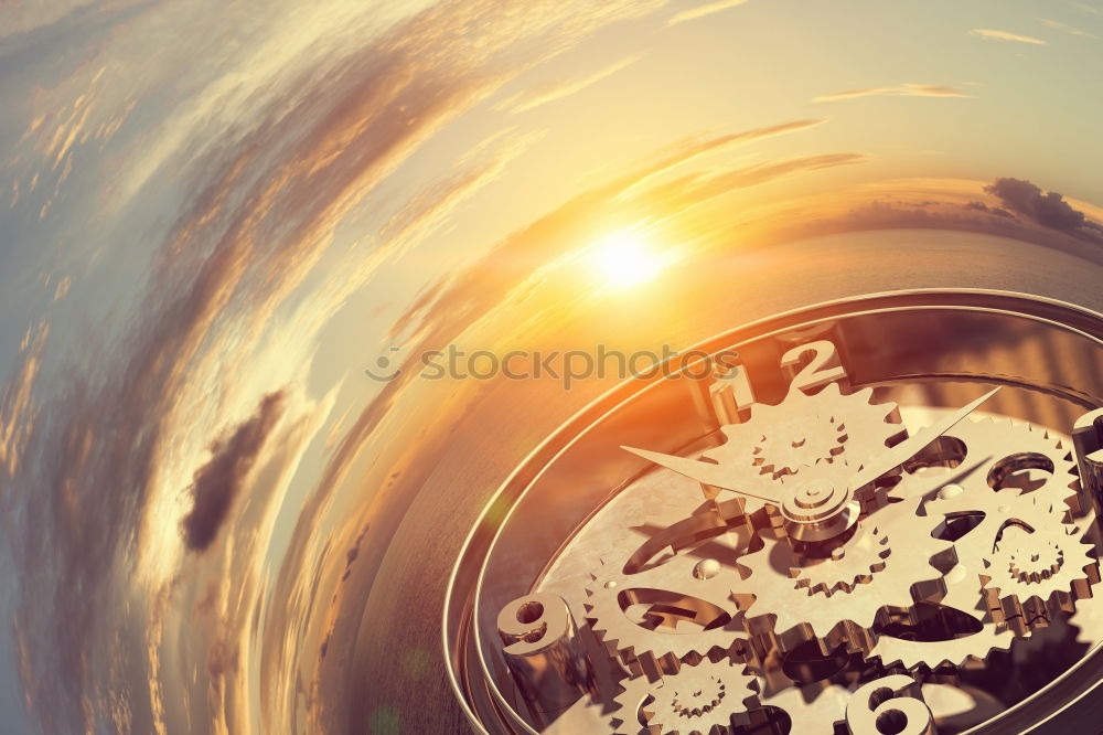 Similar – Image, Stock Photo Umbrella on beach near sea