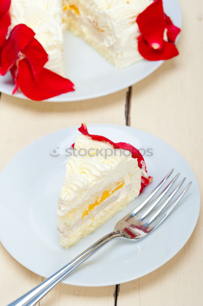 Similar – Image, Stock Photo Wedding cake. Food