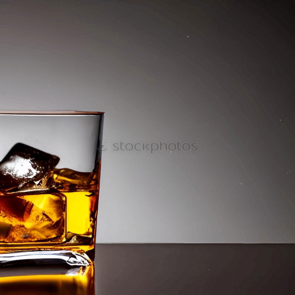 Similar – Glass of splashing whiskey