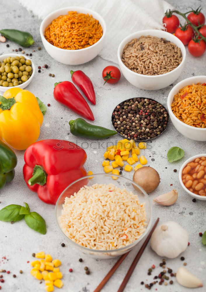 Similar – Image, Stock Photo Smoothie with fruit,cereals and chia