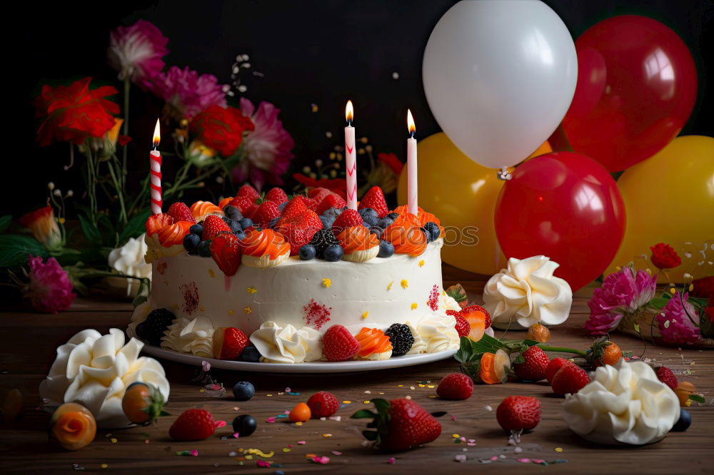 Similar – Image, Stock Photo cake time Food Fruit Cake