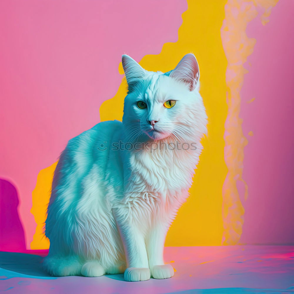 Similar – Image, Stock Photo Cat on table Table