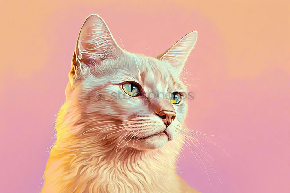 Similar – Image, Stock Photo Cat on table Table