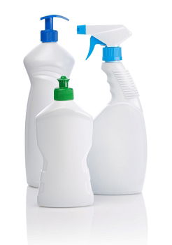 Similar – Cleaning spray products isolated.