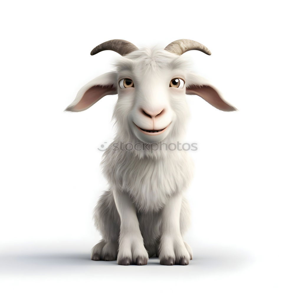 Similar – Horned Billy goat Animal