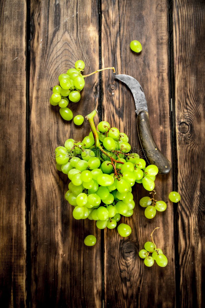 Similar – Bunch of grapes on table