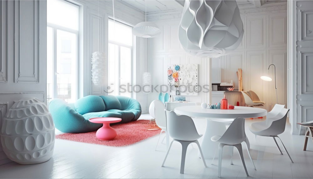 Similar – Foto Bild Schreibtisch im Mädchenzimmer in Pastellfarben dekoriert