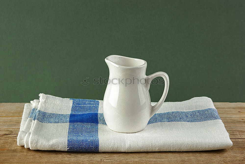 Similar – Image, Stock Photo ////// Notebook, spoon, pen and coffee cup on an old wooden table