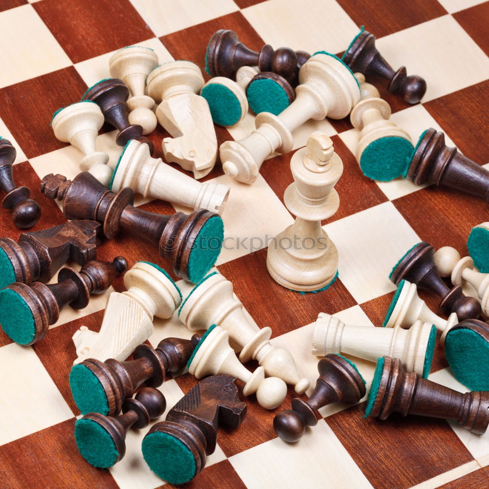 Similar – Girl and boy playing chess at home.