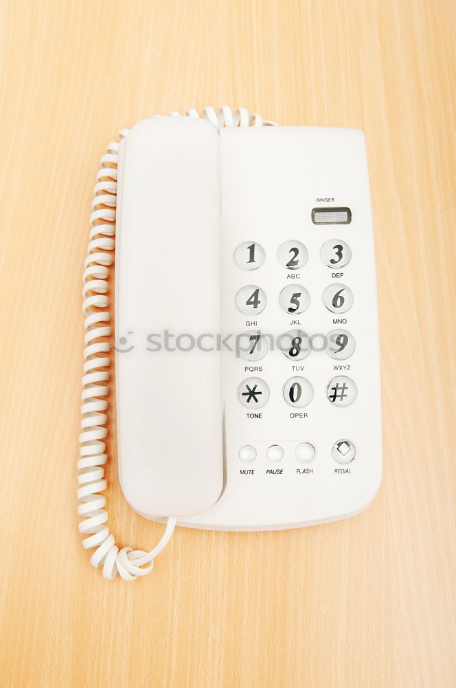 Similar – Woman answering an old retro telephone device. concept of changes in ways of communication