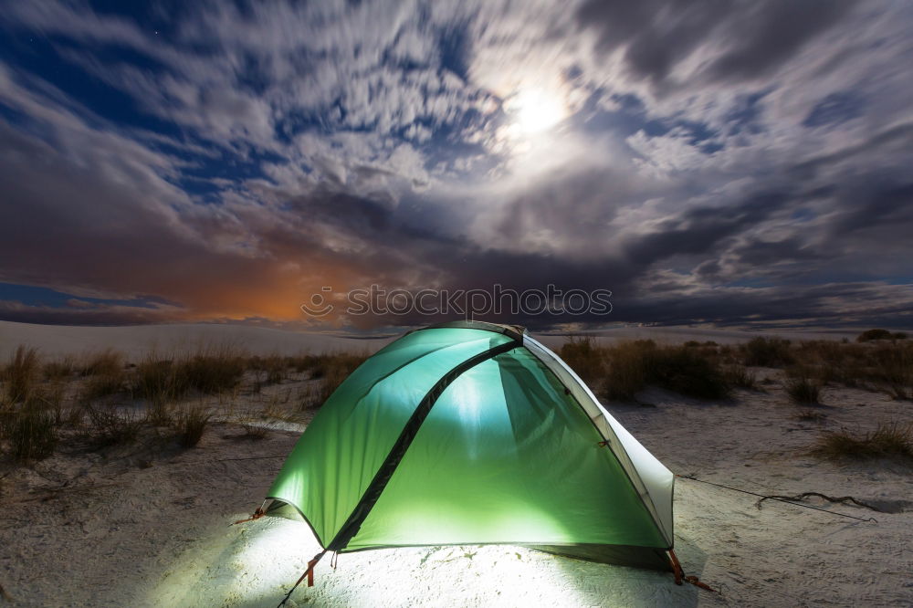 Camping in the dunes of Sylt