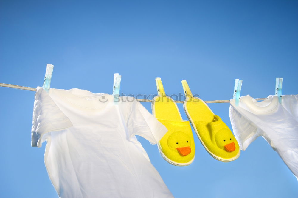 Similar – Image, Stock Photo Laundry drying on the rope