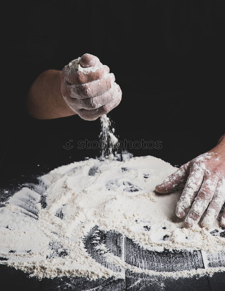 Similar – Image, Stock Photo Woman making sweet pastry