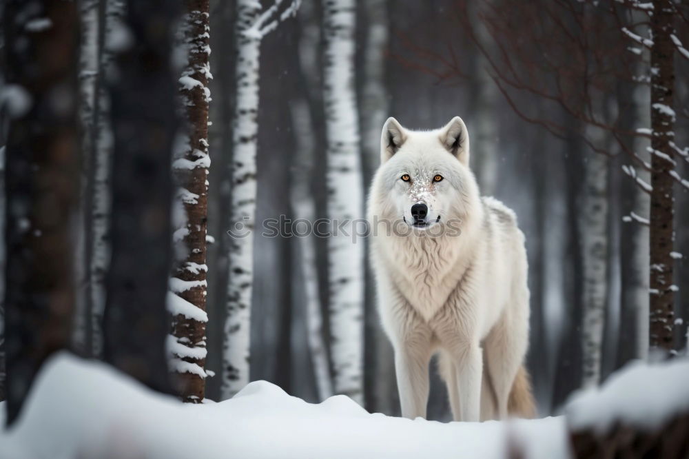 Similar – Image, Stock Photo wolf’s eye Animal