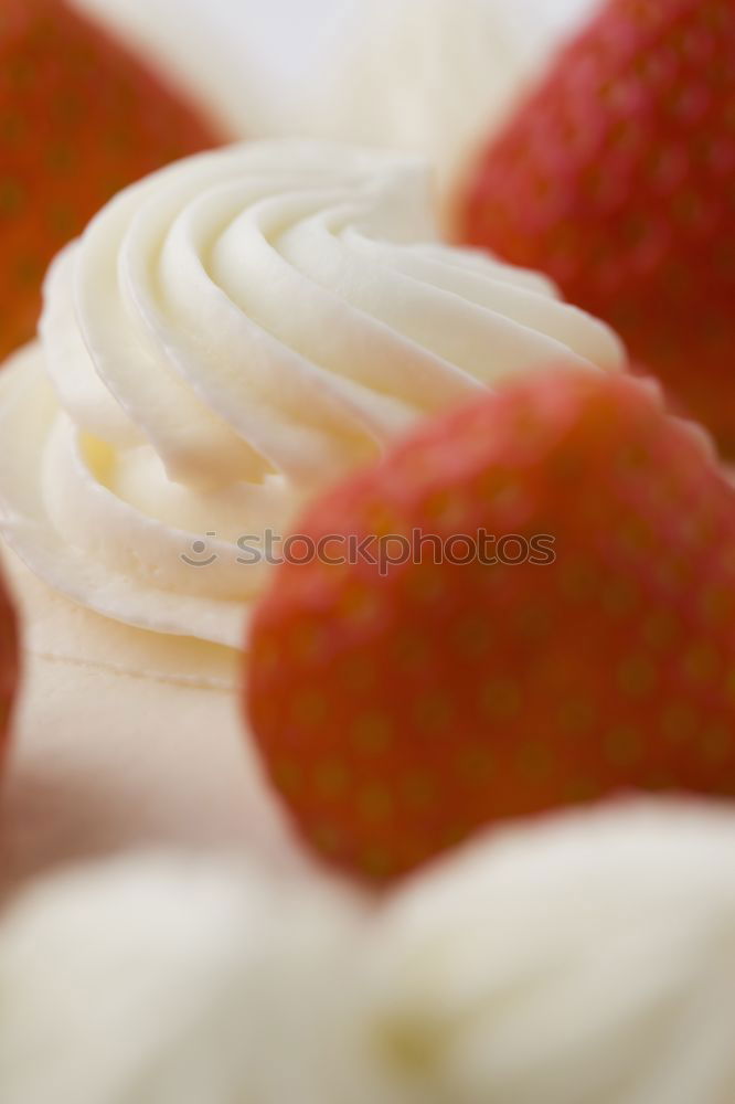 Similar – Image, Stock Photo Macaron And Strawberry Birthday Cake