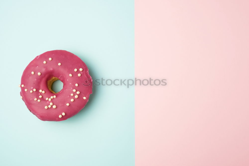 Similar – Image, Stock Photo Delicious doughnut on plate