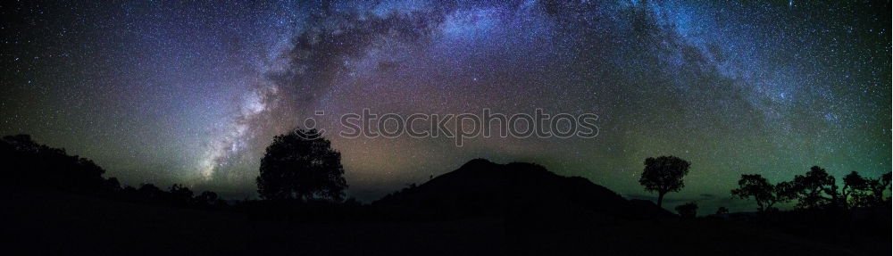 Similar – Night Nature Landscape Sky