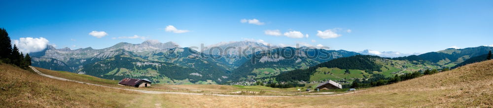 Similar – alpine panorama