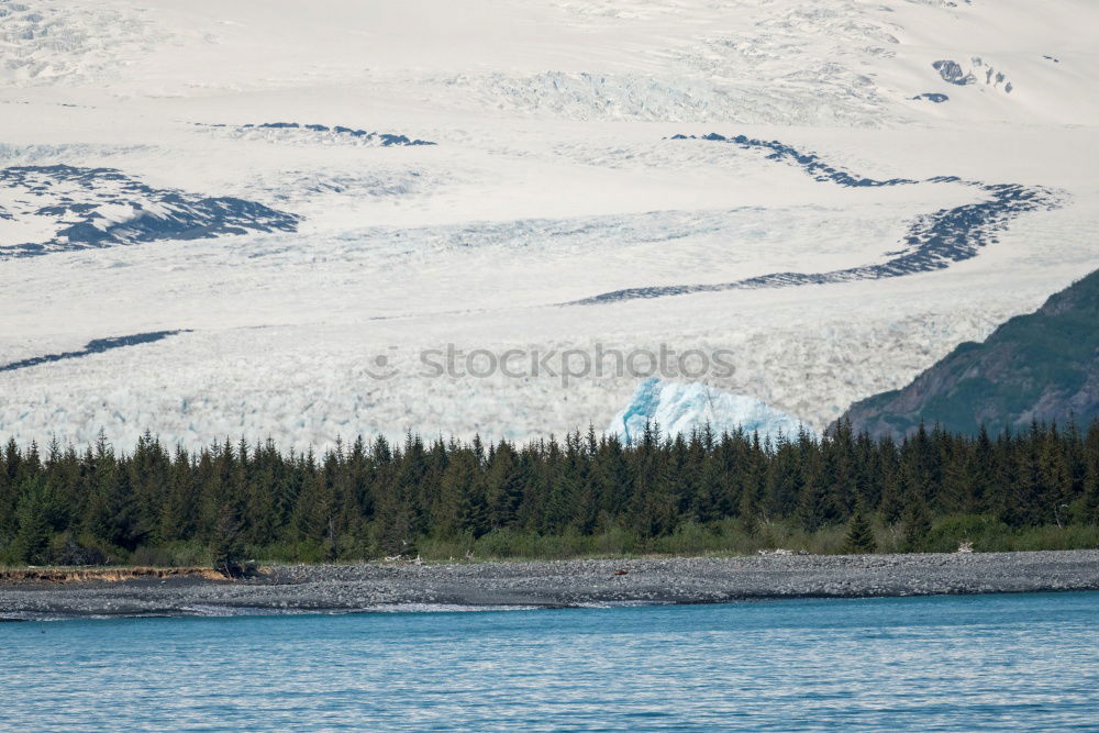 Similar – Glacier and sailing boat