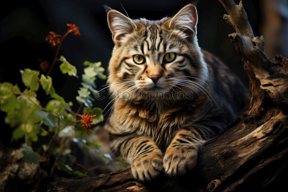 Similar – Close up portrait of manul kitten