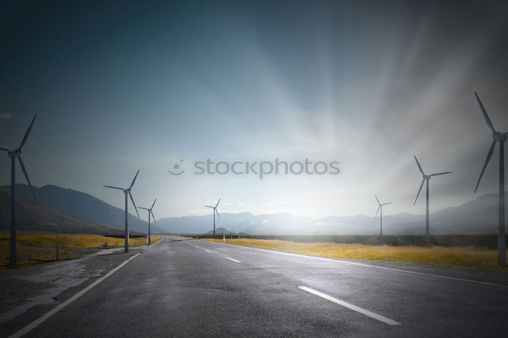 Similar – Wind turbines in the Swabian Alb