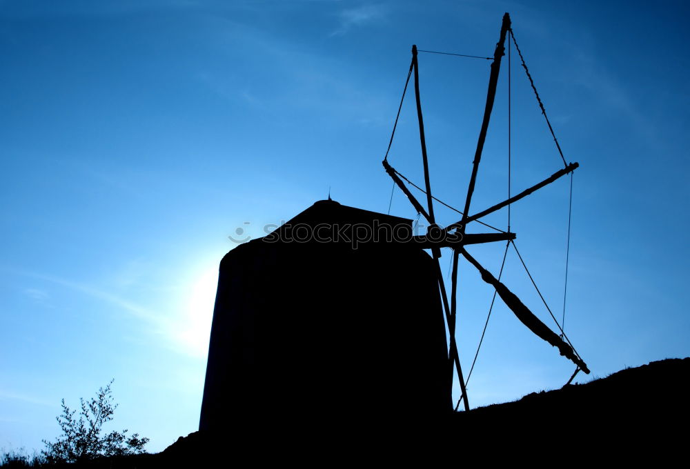 Similar – Image, Stock Photo silhouette mill Mill