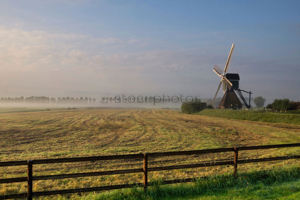 Similar – Image, Stock Photo charming Dutch windmill ats sunrise