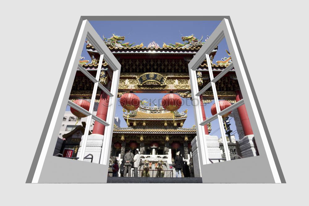 Similar – Image, Stock Photo Colorful traditional Asian building