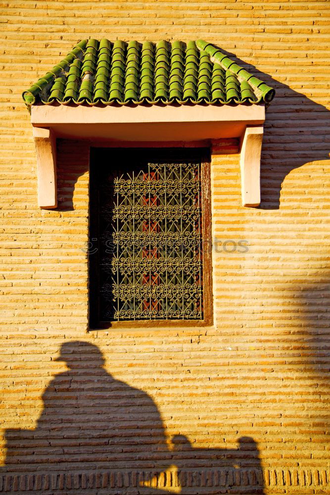 Similar – Image, Stock Photo window in morocco africa and old construction wal brick