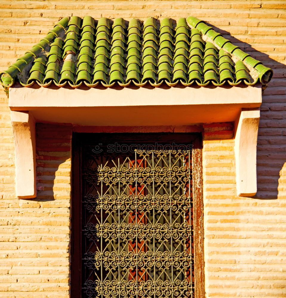 Similar – Image, Stock Photo window in morocco africa and old construction wal brick