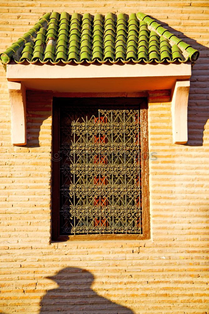 Similar – Image, Stock Photo window in morocco africa and old construction wal brick