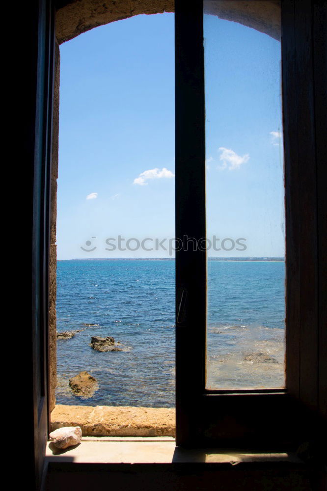 Similar – Foto Bild Fenster zum Meer Strand